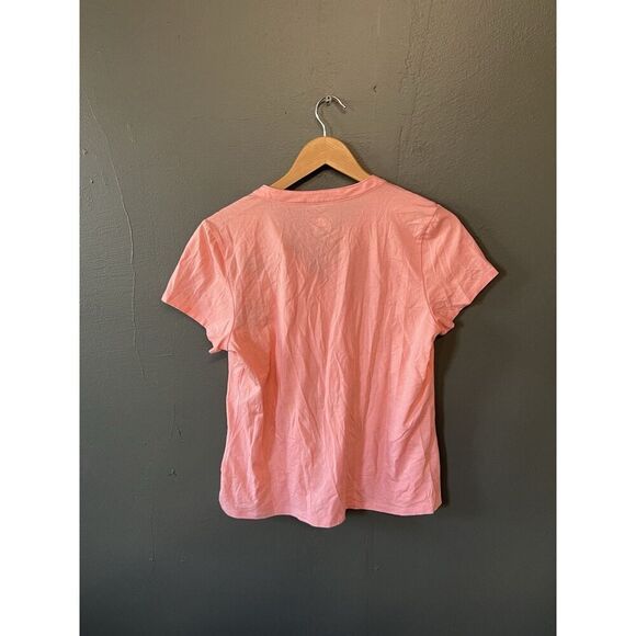 Lands End Womens Pink Short Sleeve Button Up Shirt NWT Size Small - Picture 2 of 3